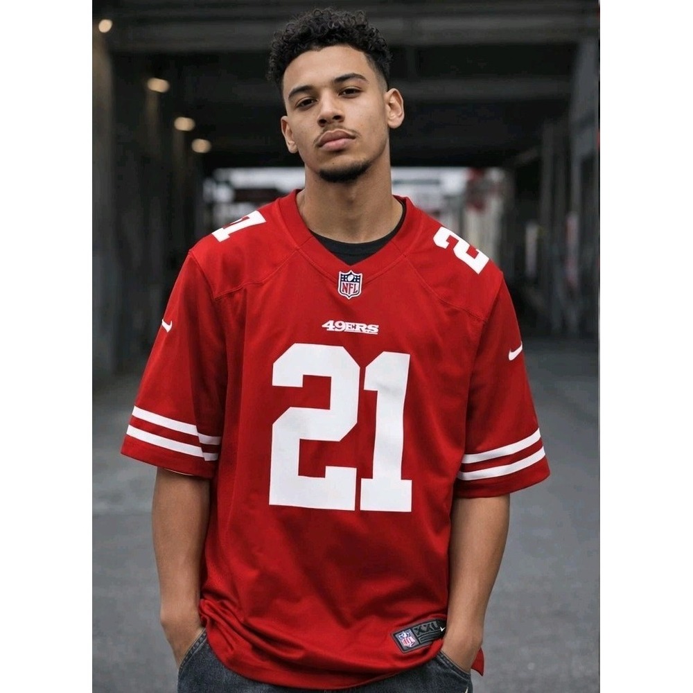 San Francisco 49ers Frank Gore#21 Football-NFL On Field Nike Jersey Red XXL